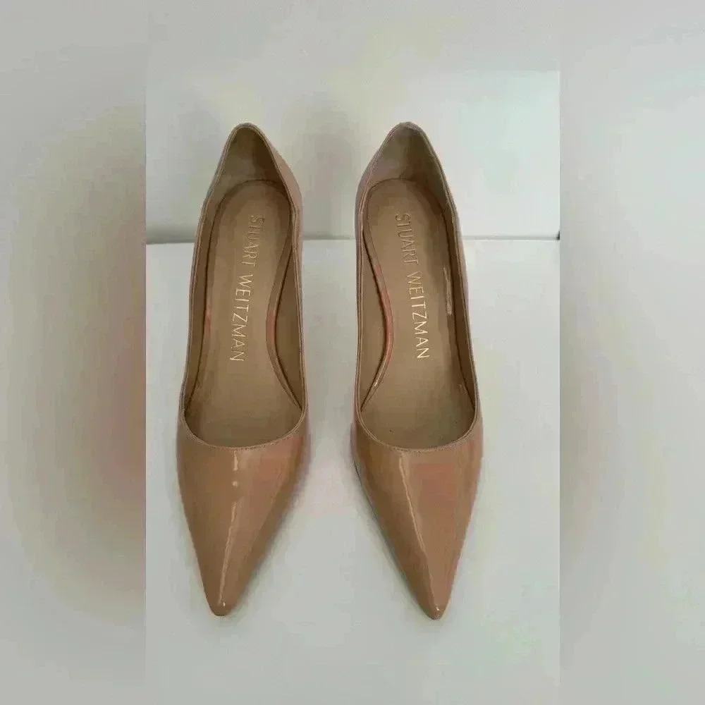 NWOT Stuart Weitzman leather heel size 6 - Picture 6 of 11